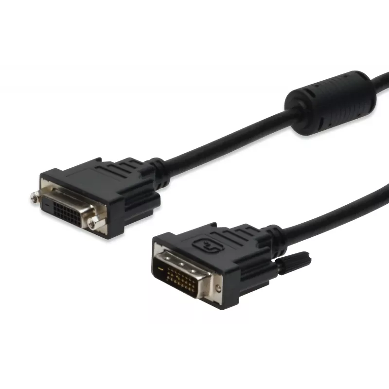 DIGITUS DVI-D-jatkokaapeli 2 m, DVI-D - DVI-D, musta