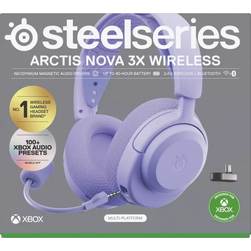 Kuulokemikrofoni Steelseries Arctis Nova 3X Wireless