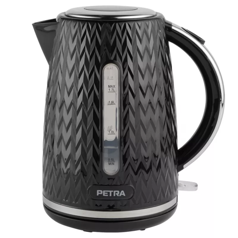 Vedenkeitin Petra 1,7 l 2200 W musta