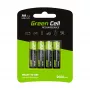 Uudelleenladattava akku Green Cell GR01 AA NiMH 1,2 V 2600 mAh, 4 kpl, vihreä
