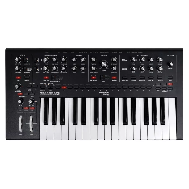 Analogi-syntetisaattori Moog MOOG MESSENGER – monofoninen pöytäinstrumentti