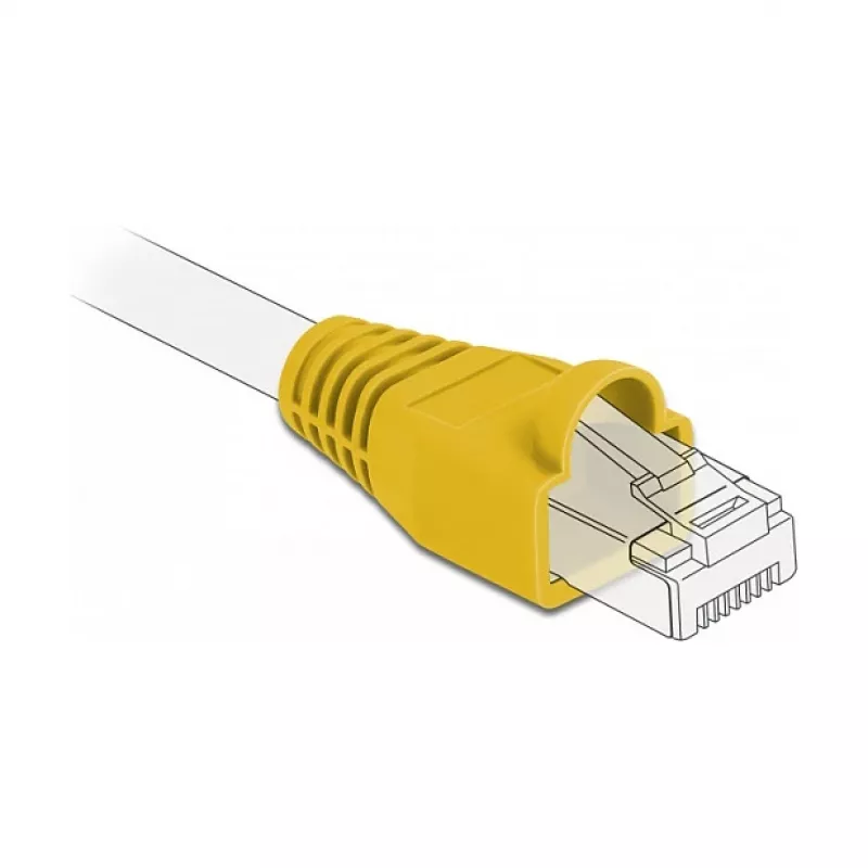 Vedonpoisto RJ45-liittimille DeLOCK 86723 keltainen 20 kpl