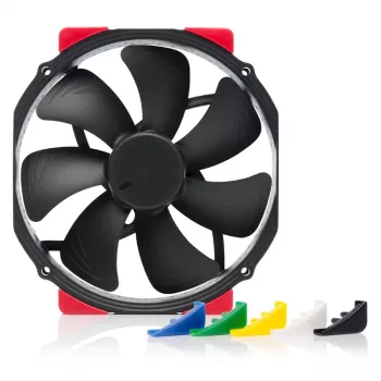 Tietokonekotelon tuuletin Noctua NF-A15 HS-PWM chromax.musta.swap 150 mm, PWM, 300–1500 RPM, 140,2 m³/h, 24,6 dB