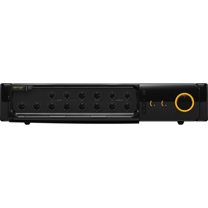 Behringer MA6000M audiovahvistin esiintymiseen/näyttämölle musta