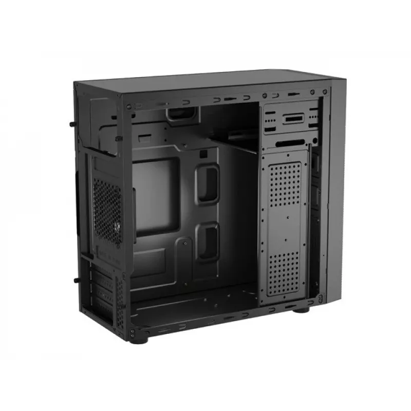 PC-kotelo NATEC Helix Mini Tower musta — microATX/Mini-ITX, 3×3,5