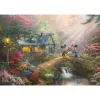 Thomas Kinkade Studios: Mickey & Minnie nostalgisessa metallipurkissa, palapeli 500 palaa