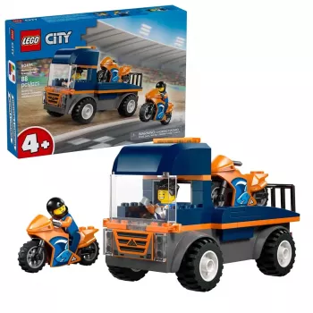 LEGO CITY 60491 Moottoripyöränkuljetusauto