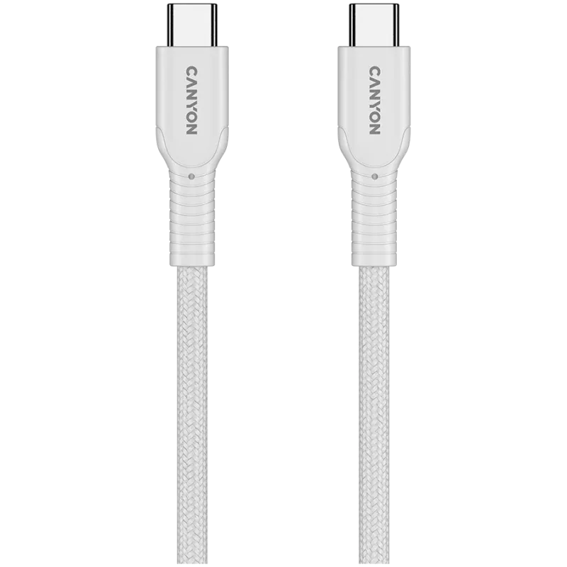 CANYON kaapeli OnWire 60CL C-C 60W COLOR punottu 1m valkoinen