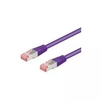 Wentronic Goobay CAT 6 verkkokaapeli, S/FTP (PiMF), violetti, 30 m – LSZH halogeeniton, kupari (93542)