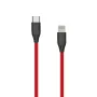 Silikonikaapeli USB Type-C - Lightning, 2 m (punainen)