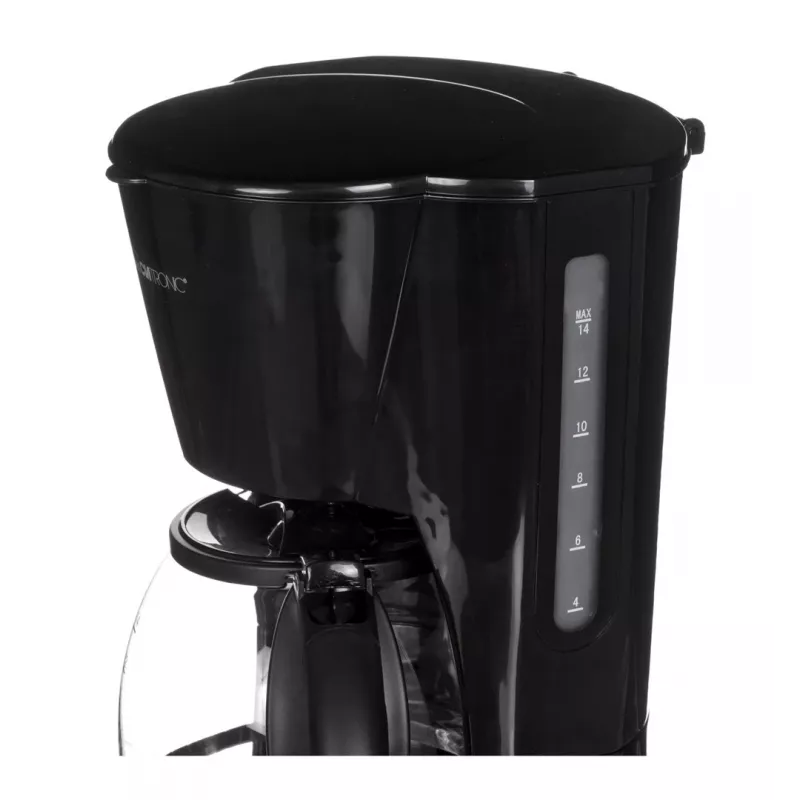 Suodatinkahvinkeitin CLATRONIC KA 3473, 1,5 l vesisäiliö, 14 kupin kapasiteetti, musta