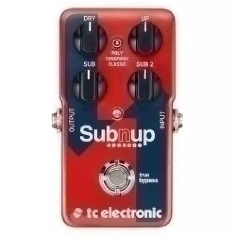 Polyfoninen pitch-shifter-octaver-pedaali TC Electronic Sub 'N' Up (malli 000-DDQ00-00010)