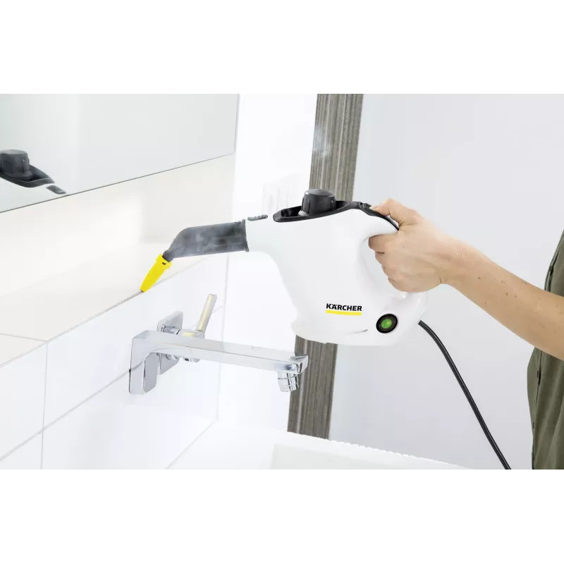 Kärcher SC 1 sylinterimäinen höyrypuhdistin 1200 W musta, valkoinen