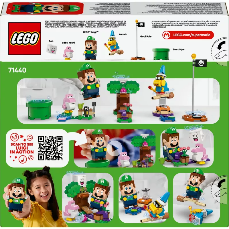 Rakennussarja LEGO 71440 Super Mario interaktiivinen LEGO Luigi -figuurisetti