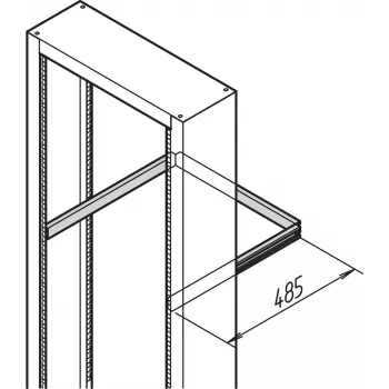 Schroff kaapelikiinnityskisko 483L (20118460)