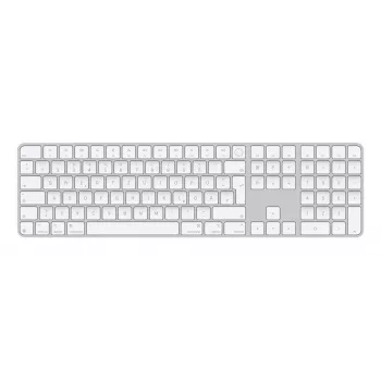 Apple Magic -näppäimistö MXK73D/A yleiskäyttöön USB + Bluetooth QWERTZ saksa valkoinen