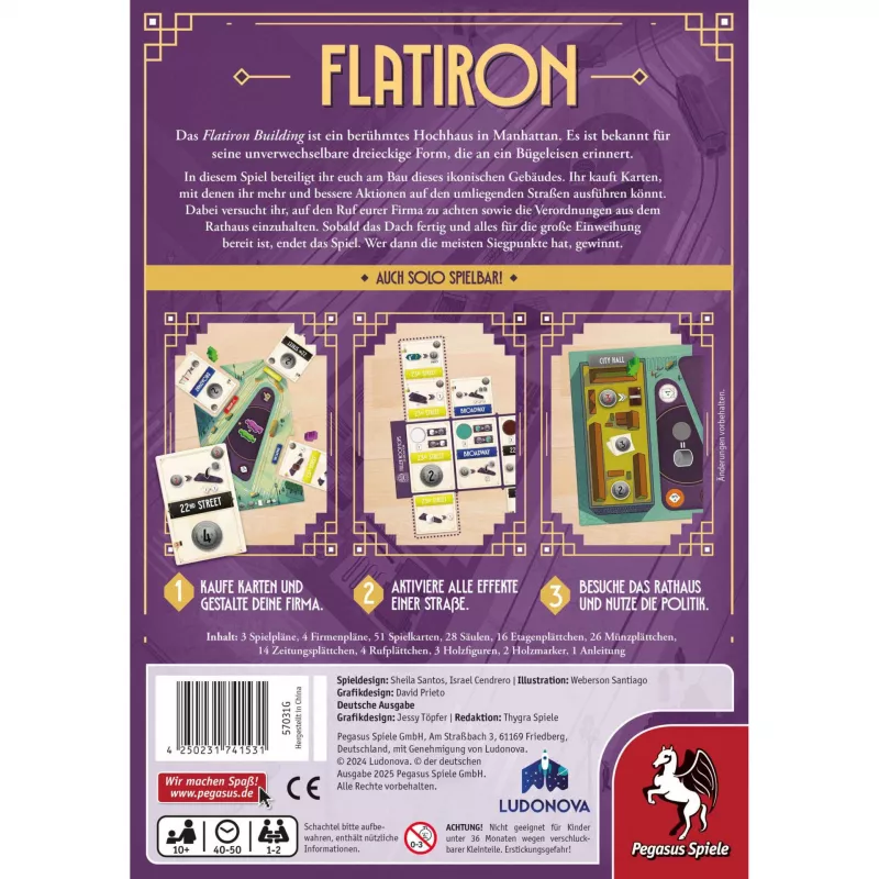 Flatiron, lautapeli