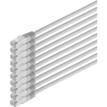Verkkokaapeli ShiverPeaks 75717-H-SET10 Cat 6 S/FTP PIMF, 10 kpl:n pakkaus
