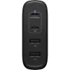 Seinänturi OTTERBOX 78-81343 100W GaN 2× USB-C ja 2× USB-A liitännöillä