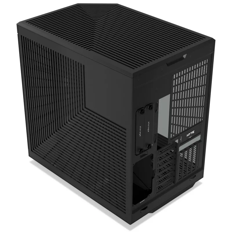 HYTE Y70 CS-HYTE-Y70-B Midi Tower -tietokonekotelo, E-ATX, karkaistu lasi, Pitch Black