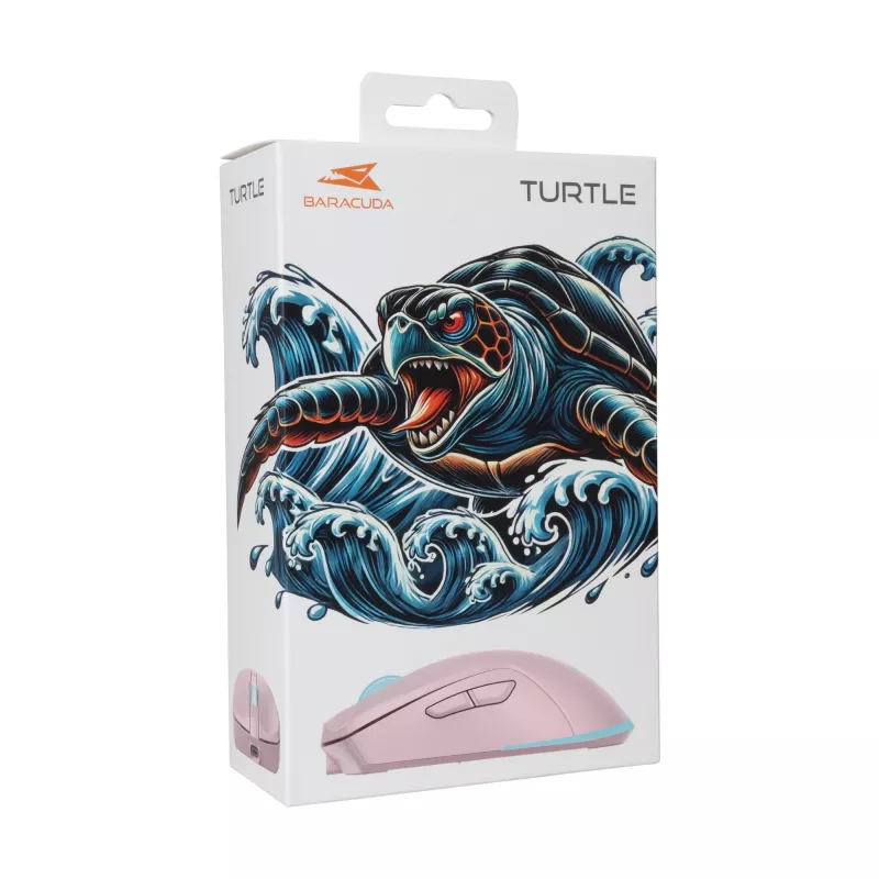 Baracuda BGM-124 Turtle -hiiri pinkki TURTLE-P