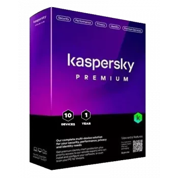 Kaspersky Premium + asiakastuki | 10 laitetta | 1 vuosi | EU