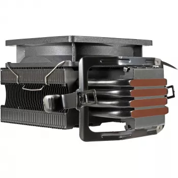 Ilmajäähdytin INTER-TECH 4P90 Bulk, 92 mm:n hydraulituuletin, 125 W TDP, yhteensopiva AM5/AM4/AM3 ja LGA 1700/1200/115x/775 kanssa