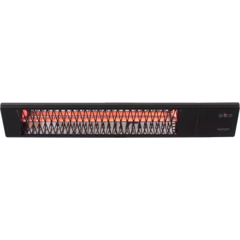 Infrapunalämmitin SUNRED PRO25W-SMART, seinäkiinnitteinen kolmio tumma, 2500 W, musta, IP55
