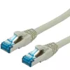 Verkkokaapeli VALUE S/FTP patch-kaapeli Cat.6a RJ-45 1,0 m harmaa