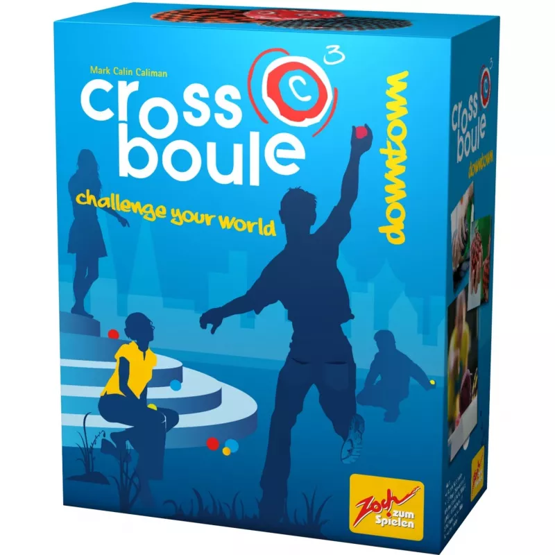 Crossboule Set Downtown, taitopeli sininen/punainen