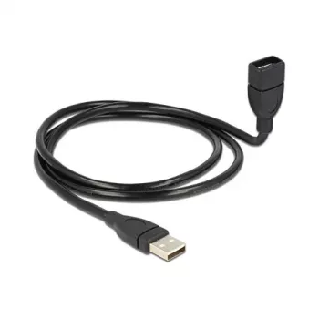 USB-kaapeli DeLOCK 1 m USB 2.0 USB A musta