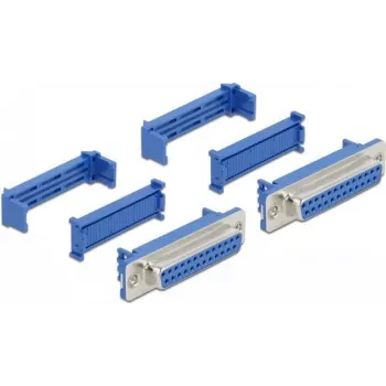 Johdinliitin D-Sub 25 DeLOCK 66597 sininen