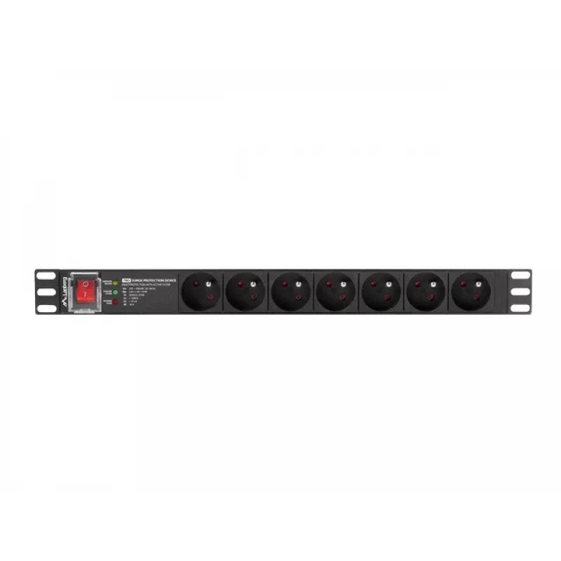 Sähkönjakoyksikkö PDU Lanberg PDU-PRO-07E-0200-BK