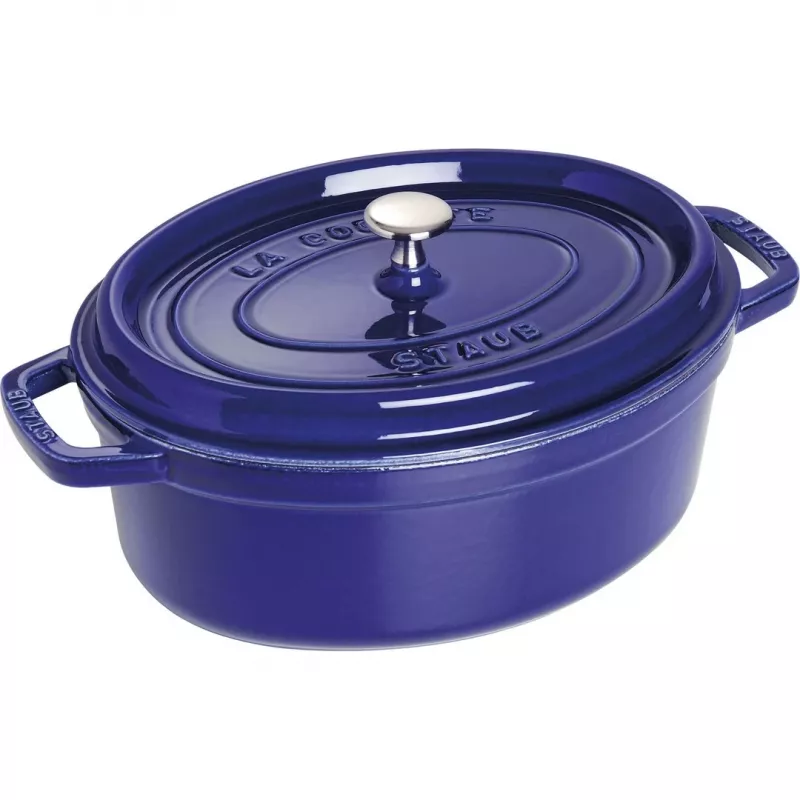 Valurautainen pata Staub 4,25 L, 29 cm, sininen