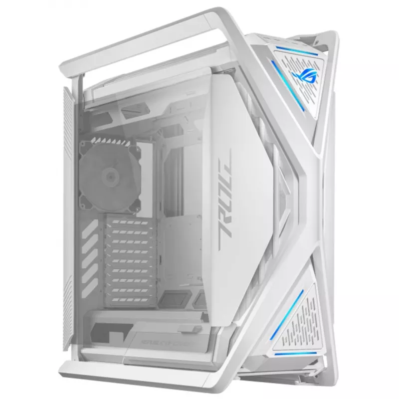 ASUS ROG GR701 Hyperion White, PC, valkoinen, ATX, EATX, micro ATX, Mini-ITX, alumiini, Multi, Front