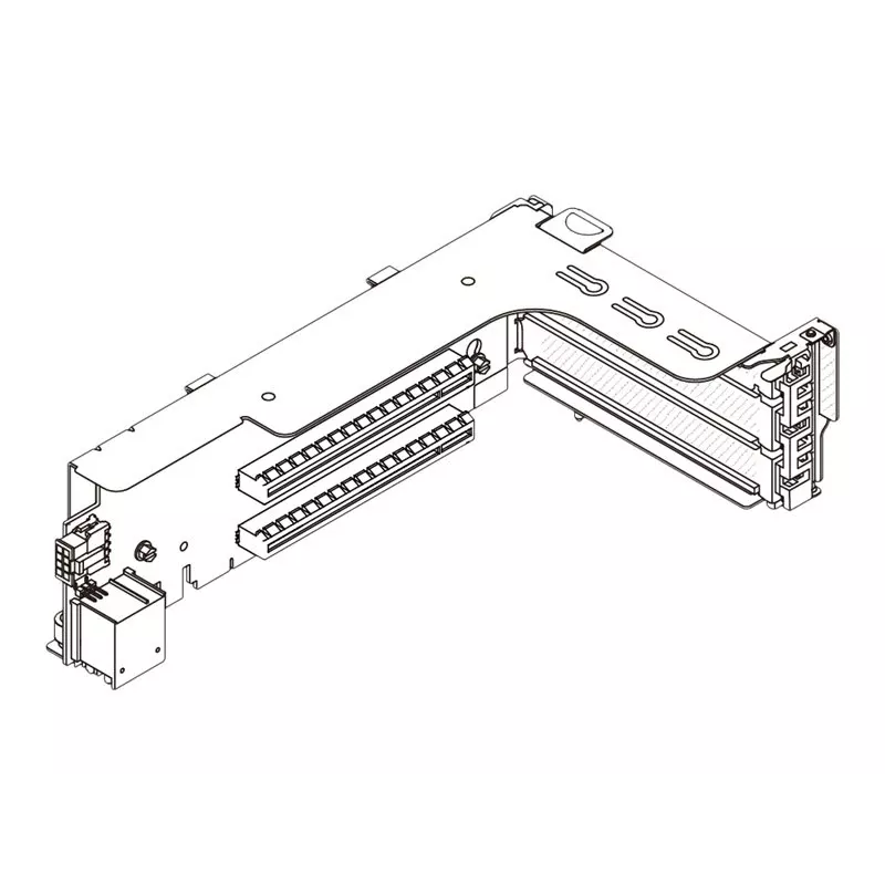 LENOVO ThinkSystem V3 2U E/x16/x16 PCIe G4 Riser 1/2 -lisävarustesarja