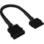 SATA-virtasovitinkaapeli Sharkoon 15 cm — sovitin SATA-virtaliittimille