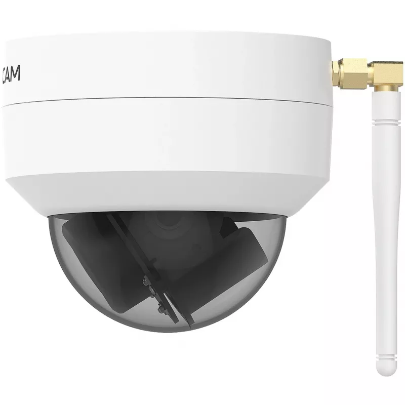 Foscam D4Z ulkokäyttöön tarkoitettu IP-valvontakamera, 4 MP, 1536p, Wi-Fi AC, LAN, valkoinen