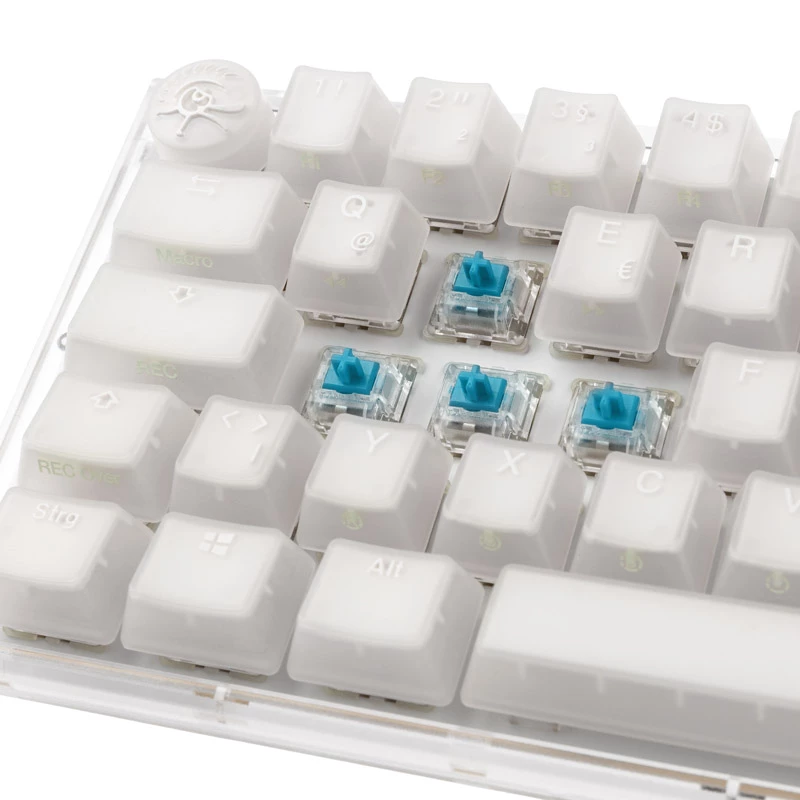 Ducky One 3 Mini -pelinäppäimistö USB valkoinen