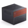 Jonsbo N4 Microtower-kotelo musta tukeva teräs kompakti PC-kotelo