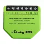 Upotettava himmennin Shelly Dimmer Gen3 — LED max. 150W, halogeeni max. 200W, 220–240V, langaton, musta/lime