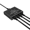 Ethernet-minikytkin QOLTEC 52293 1x4 RJ45, hallitsematon verkkohaaroitin 1-in 4-out