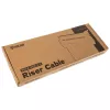 Kolink PCI Express 5.0 x16 - x16 -riserikaapeli, 180 astetta, musta – 30 cm