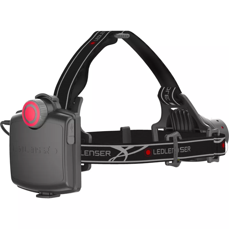 Otsalamppu taskulamppu Ledlenser H14R.2 musta