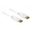 DisplayPort-kaapeli DeLOCK 85509 1,5 m valkoinen