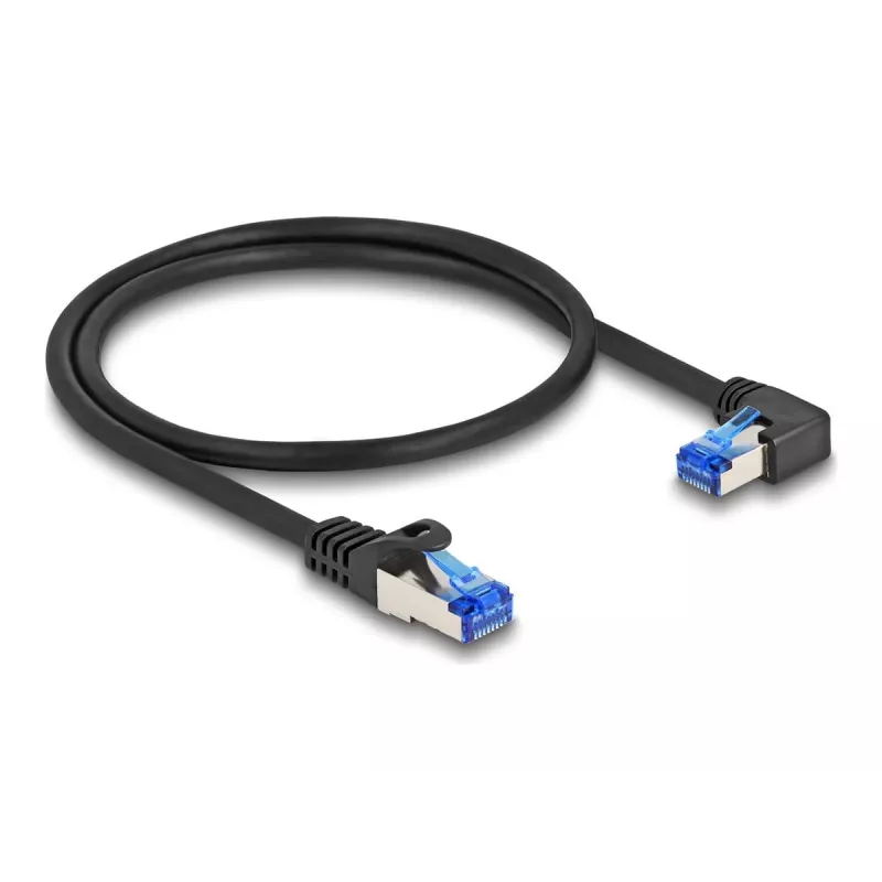 Verkkokaapeli DeLOCK RJ45 Cat.6A S/FTP 0,5 m musta