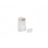 LANBERG RJ-45-liitin PLU-6000 Cat6 U/UTP -kaapelille, läpinäkyvä/valkoinen, 100 kpl:n pakkaus
