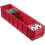 allit 456541 säilytyslaatikko 91 x 400 x 81 mm punainen