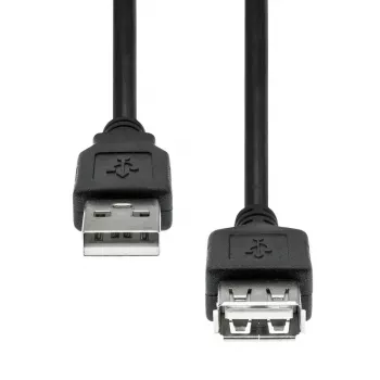 USB-jatkokaapeli ProXtend USB2AAF-003 3 m, USB-A-uros–USB-A-naaras, musta