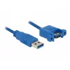 USB-kaapeli DeLOCK USB 3.0 A 1 m 85112